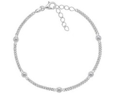 Brilio Silver Brilio Sidabrinis Matching sidabrinis bracelet with zircons BRC109W
