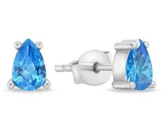 Brilio Silver Brilio Sidabrinis Matching sidabrinis earrings with mėlynas zircons EA860WAQ