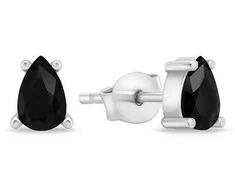 Brilio Silver Brilio Sidabrinis Matching sidabrinis earrings with juodas zircons EA860WBC