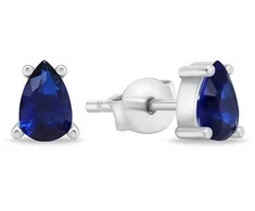 Brilio Silver Brilio Sidabrinis Matching sidabrinis earrings with mėlynas zircons EA860WB