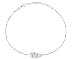 Brilio Silver Brilio Sidabrinis Delicate sidabrinis bracelet with angel wing BRC129W