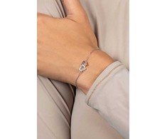 Brilio Silver Brilio Sidabrinis Delicate sidabrinis bracelet Interconnected hearts BRC115W