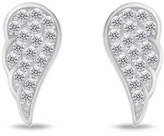 Brilio Silver Brilio Sidabrinis Delicate sidabrinis auskarai Angel wings EA743W