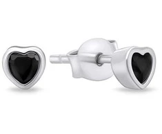Brilio Silver Brilio Sidabrinis Delicate sidabrinis auskarai su cirkoniais Hearts EA599WBC