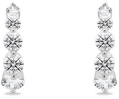 Brilio Silver Brilio Sidabrinis Delicate sidabrinis auskarai su lanku EA956W