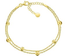 Brilio Silver Brilio Sidabrinis Double sidabrinis bracelet with balls BRC103Y