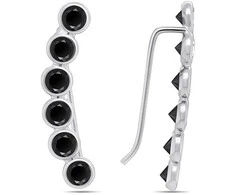Brilio Silver Brilio Sidabrinis Shiny long sidabrinis earrings EA222WBC