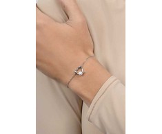Brilio Silver Elegant auksinis-plated bracelet with real pearl BRC28Y