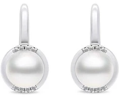 Brilio Silver Brilio Sidabrinis Elegant sidabrinis auskarai su perlais ir cirkoniais EA384W
