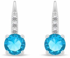 Brilio Silver Brilio Sidabrinis Elegant sidabrinis jewelry set with zircons SET274WAQ (pendant, earrings)