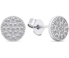 Brilio Silver Brilio Sidabrinis Elegant sidabrinis auskarai su smeigtukais su cirkoniais EA570W