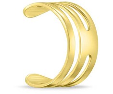 Brilio Silver Brilio Sidabrinis Fashionable auksinis-plated single earring EA854Y