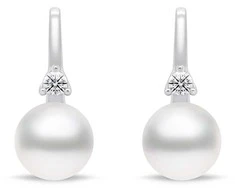 Brilio Silver Brilio Sidabrinis Delicate sidabrinis earrings with pearls EA955W