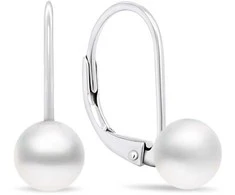 Brilio Silver Brilio Sidabrinis Delicate sidabrinis earrings with real pearls EA409W/410/411