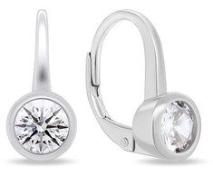 Brilio Silver Brilio Sidabrinis Delicate sidabrinis earrings with zircons EA129W