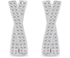 Brilio Silver Brilio Sidabrinis Glittering sidabrinis auskarai PE066