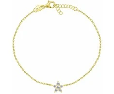 Brilio Silver Auksuota apyrankė moterims Sparkling Star BRC185Y