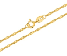 Brilio Silver Gold-plated chain bracelet Lambada CN009Y
