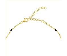 Brilio Silver Brilio Sidabrinis Gold-plated pakabukas su juodais rutuliais NCL112YBC