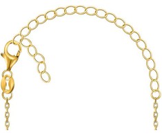 Brilio Silver Brilio Sidabrinis Gold-plated pakabukas with colored zircons NCL60Y