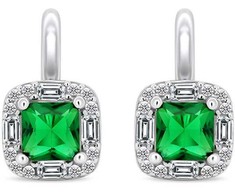 Brilio Silver Brilio Sidabrinis Beautiful sidabrinis earrings with zircons EA399WG