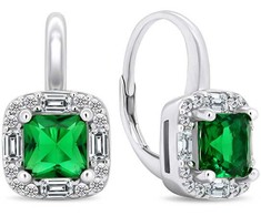 Brilio Silver Brilio Sidabrinis Beautiful sidabrinis earrings with zircons EA399WG