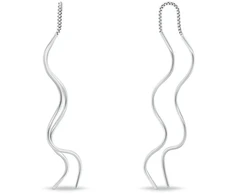 Brilio Silver Long sidabrinis drop earrings EA1254W