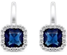 Brilio Silver Luxurious sidabrinis earrings with zircons EA397WB