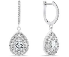 Brilio Silver Brilio Sidabrinis Luxury sidabrinis auskarai su cirkoniais EA488W