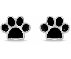 Brilio Silver Derantys sidabriniai auskarai Paws EA1100WBC