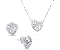 Brilio Silver Brilio Sidabrinis sidabrinis papuošalų rinkinys Tree of Life SET236W (pakabukas, auskarai)