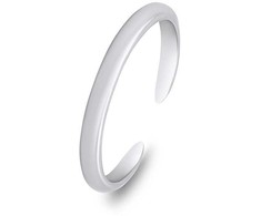 Brilio Silver Brilio Sidabrinis Minimalist sidabrinis atviras žiedas RI084W
