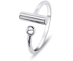 Brilio Silver Brilio Sidabrinis Minimalist sidabrinis ring RI037W