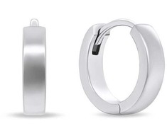 Brilio Silver Brilio Sidabrinis Minimalist sidabrinis round earrings EA204W