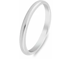 Brilio Silver Minimalistinis sidabrinis vestuvinis žiedas RI149W