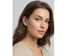 Brilio Silver Minimalist single earring EA1290W
