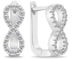 Brilio Silver Brilio Sidabrinis Modern sidabrinis auskarai Infinity EA658W