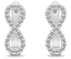 Brilio Silver Brilio Sidabrinis Modern sidabrinis auskarai Infinity EA658W