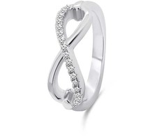 Brilio Silver Brilio Sidabrinis Modernus Sidabrinis Infinity Ring RI052W