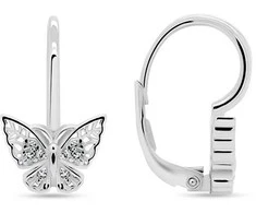 Brilio Silver Playful sidabrinis butterfly earrings EA252W