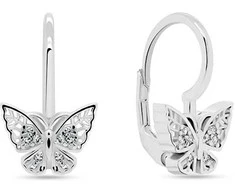 Brilio Silver Playful sidabrinis butterfly earrings EA252W