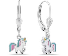 Brilio Silver Brilio Sidabrinis Playful sidabrinis auskarai Unicorn EA919W