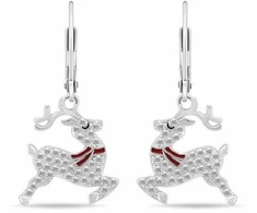 Brilio Silver Playful sidabrinis earrings Reindeer EA1246W