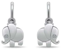 Brilio Silver Brilio Sidabrinis Playful sidabrinis Elephant auskarai EA185W