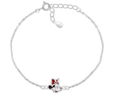 Brilio Silver Brilio Sidabrinis Playful sidabrinis Minnie apyrankė BRC49W