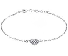 Brilio Silver Brilio Sidabrinis Romantic sidabrinis apyranke su širdele BR11AW