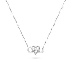Brilio Silver Brilio Sidabrinis Romantic sidabrinis pakabukas with zircons NCL78W
