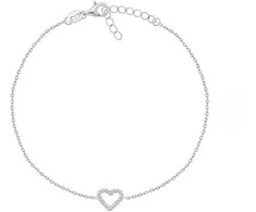 Brilio Silver Sidabrinė apyrankė Heart ANK112W