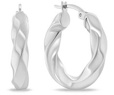 Brilio Silver Sidabriniai apskritimai EA1148W