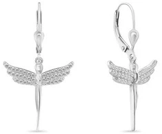 Brilio Silver Sidabriniai kabantys auskarai Angels EA947W